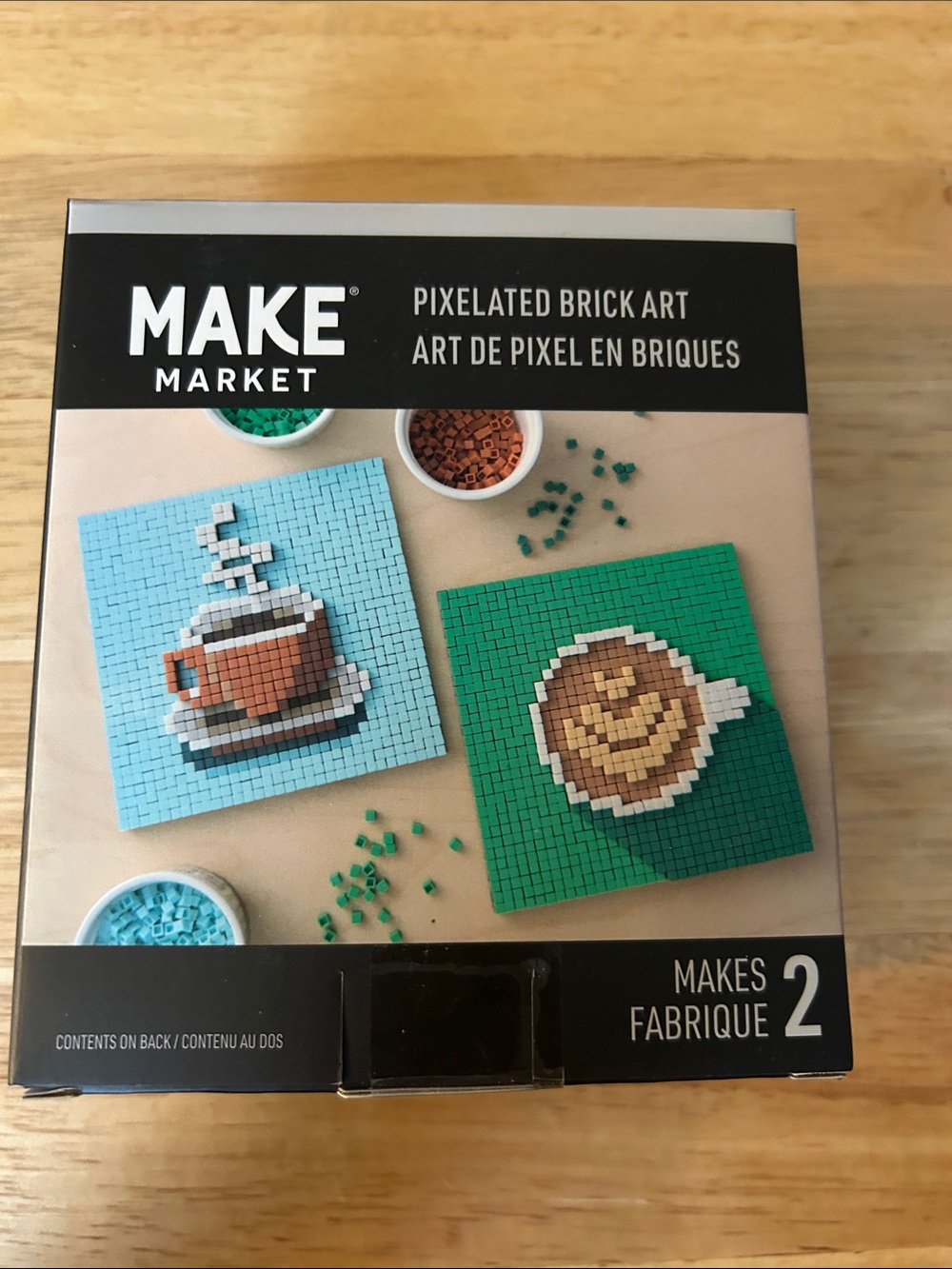 Make Market Pixelated Brick Art Kit - Coffee